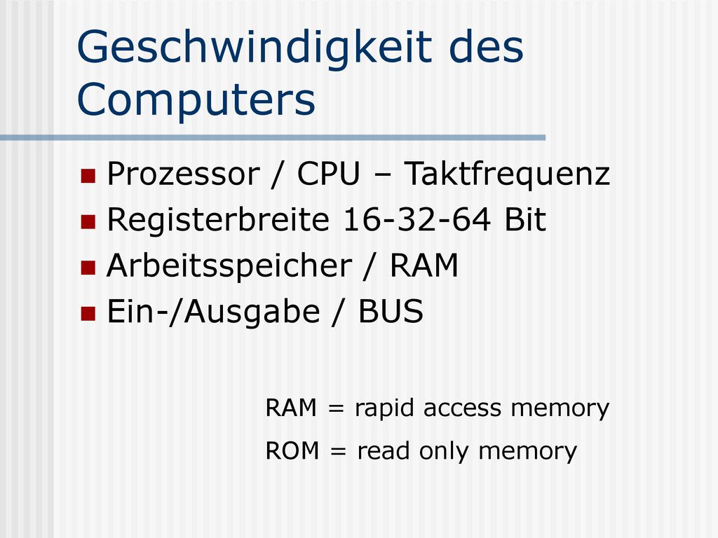 Grundlagen Der Informationstechnologie Ppt Herunterladen